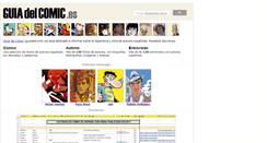 Desktop Screenshot of guiadelcomic.es